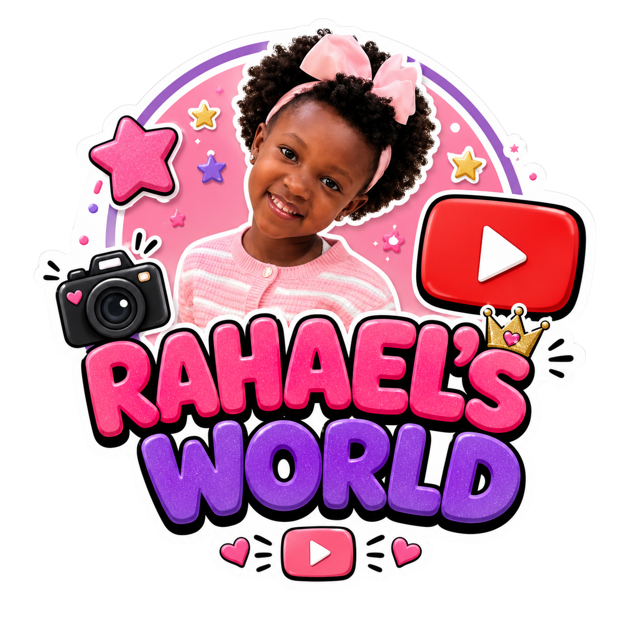 Rahael's World — Primary Logo